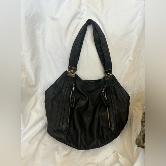 B Makowsky leather big tote bag handbag 16x11.5” - Picture 1 of 14